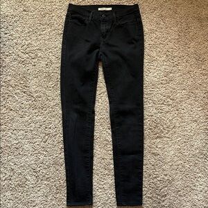 Levi Strauss Women's Black Skinny Jeans